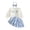 Sky Blue, variant on CAICJ98 Toddler Baby Girl Clothes Fall Winter Outfits Ruffle Long Sleeve Floral Sweatshirt Skirt with Headband 3Pcs Set,Size 12-18 Months