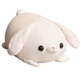 thumbnail image 1 of 45/55cm White Rabbit Squishy Doll Soft Cartoon Bunny Stuffed Long Ears Rabbit Plush Toy Cute Plump Animal Pillow Children Gift, 1 of 5