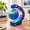 Cosmic Frame Globe Glowing, variant on Blue Globe Magnetic Levitating Floating Desk Decor with LED Lights
