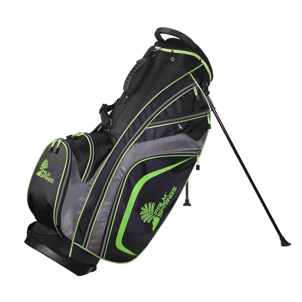 Palm Springs Golf Tour Premium Stand Bag Black/Green