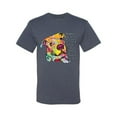 thumbnail image 3 of Colorful Pitbul | People Will Know How Large Your Soul | Dean Russo Art Animal Lover Men's T-Shirt, Vintage Heather Blue, Small, 3 of 6