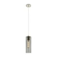 thumbnail image 3 of Innovations Lighting  Crown Point - 1 Light 12" Cord Hung Pendant Polished Nickel/Plated Smoke, 3 of 5