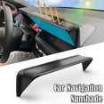 thumbnail image 1 of ALLTIMES Black GPS Navigation Hood Visor Radio Sun Shade Universal for Most Cars, 1 of 6