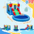 thumbnail image 3 of Qaba 4 in 1 Inflatable Bounce House, Bouncy Castle with Blower, 3 of 9