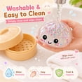 thumbnail image 4 of Juguete Squishy Crossunx Dumpling con Glitter Antiestrés, 4 of 8