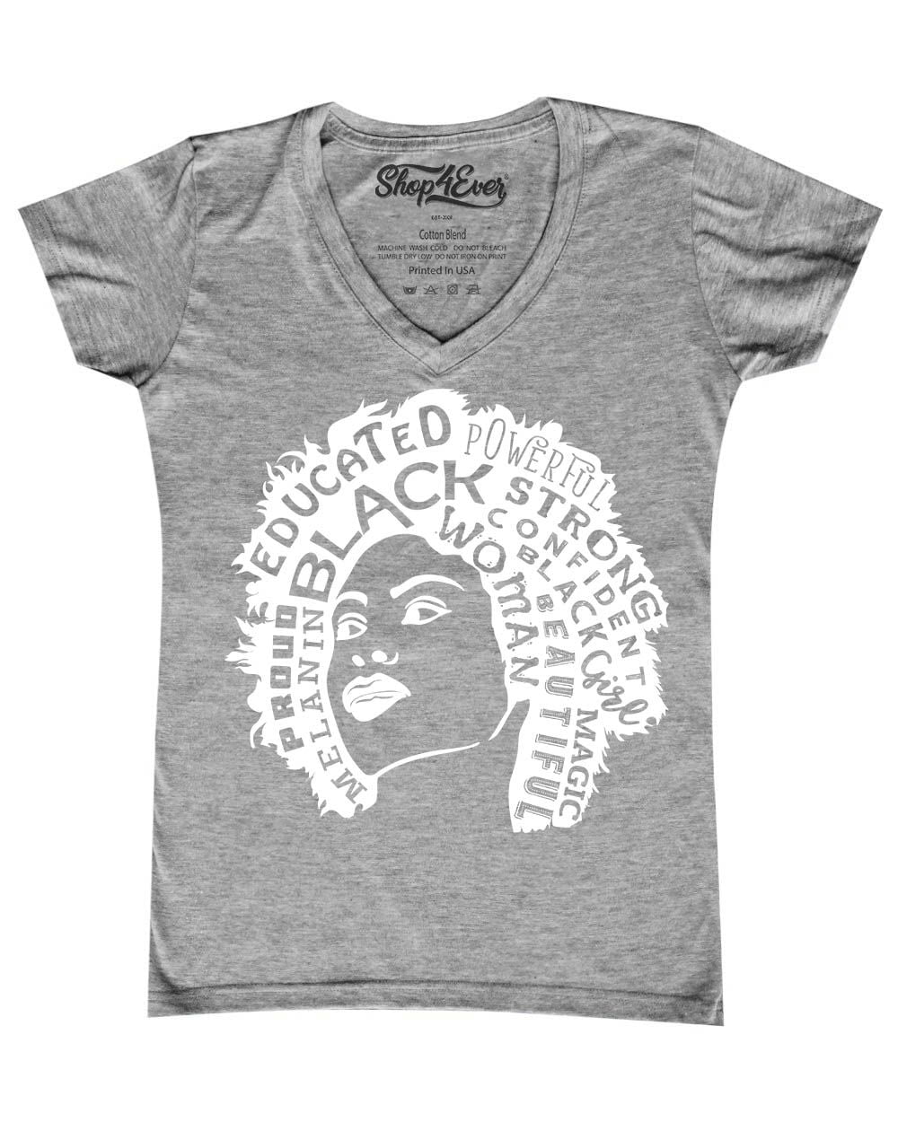 Shop4Ever - Shop4Ever Women's African American Woman Afro Word Cloud ...