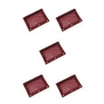 thumbnail image 1 of Youkk Pochette Durable avec Fermeture Éclair pour Ranger et Transporter des Dossiers Importants, Rouge Vin, 5 Pcs, 1 of 6