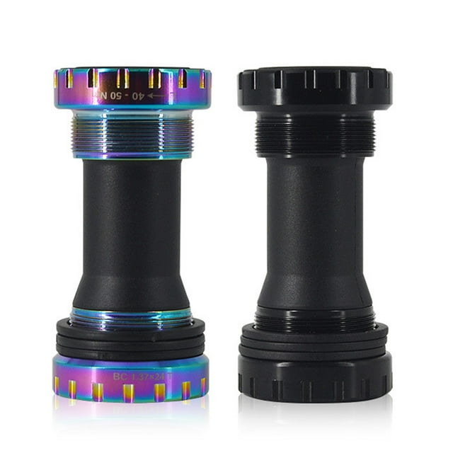 Flmtop 68-73 Bottom Bracket BC1.37x24T MTB Bicycle Hollow Threaded BB Central Axis