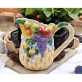 thumbnail image 2 of Ceramic Fruit Pitcher, Farmhouse Kitchen Decor, Gift for Her, Summer Afternoon Drink, 2 of 3