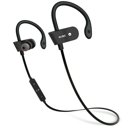 TSV Bluetooth V4.1 Headphone Wireless Earphone Sport Running Stereo Headset with Mic (Best Running Headset Bluetooth)