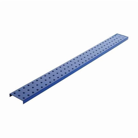 Alligatorboard Pegboard, 3in.Hx32in.W, Metal, Blue, PK2 ALGSTRP3X32BLU
