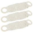 thumbnail image 2 of 3Pcs Crochet Towel Holder Ring Elegant Macrame Hand Towel Holder Hanging Dish Towel Holder Easy to Use Knitted Towel Holder with Loop Crochet Towel Ring for Towels Kitchens-3pcs-white, 2 of 9