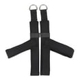 thumbnail image 4 of DimyFew 2 Pieces Pilates Straps Y Loops Reformer Strap for Beginner Gymnastics Women black, 4 of 8