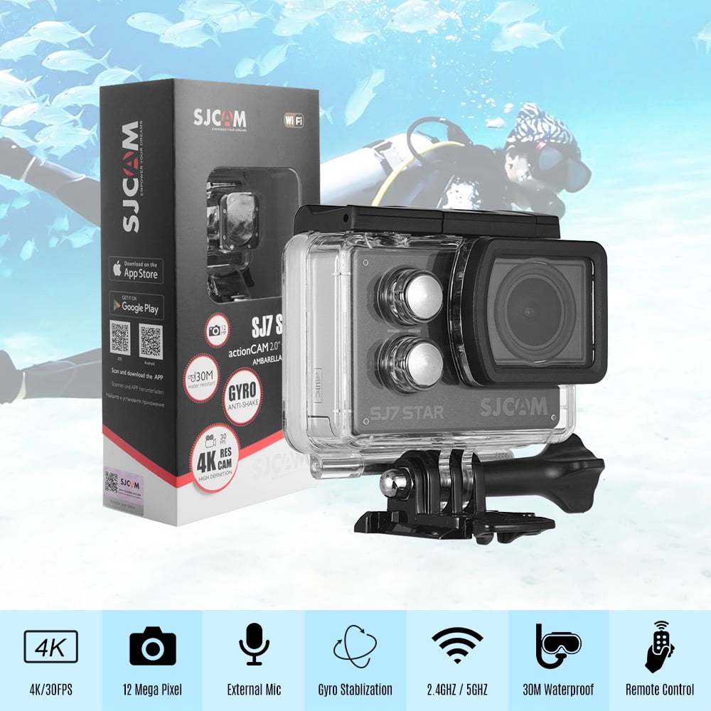 SJCAM SJ7 STAR 4K/30FPS WiFi Action Camera with 2 Inch  Screen X8A8 