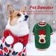 thumbnail image 5 of Disfraces de Navidad Gato Suéter Lindo Gatito Cachorro Traje Suministros para mascotas (Verde 2XL) Likrtyny Para estrenar, 5 of 9