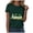 Dark Gray, variant on enyan Womans Tops Women Love Heart Printed Shirts Valentine's Day Cute Four-Leaf Clover Casual Graphic T Shirts Spring Tops Trendy Tee Gifts,Grey,S