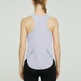 thumbnail image 6 of aidice Workout Tops for Women Athletic Round Neck Sleeveless Loose Running Tees Comfy Activewear Summer Tops, 6 of 7