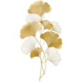thumbnail image 2 of Planta Artificial de hoja dorada de plástico, hoja de palma, flores de orquídeas, planta decorativa de hoja de plata y oro Artificial, superventas, 2 of 4