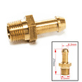 thumbnail image 3 of Compresor de compresor de 2 uds., Accesorio de manguera de boquilla de refuerzo de latón para de 1/8 " Zulema Accesorio del adaptador del restrictor de aceite, 3 of 5