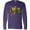 Purple, variant on Inktastic Mardi Gras Jester Long Sleeve T-Shirt