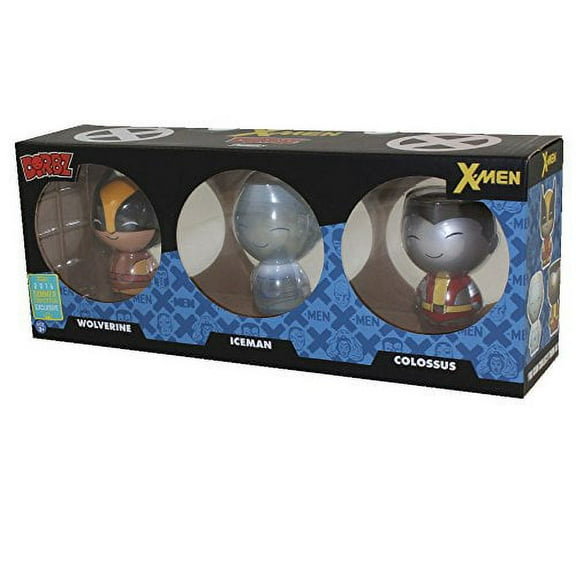 Sdcc 2016 Funko Dorbz: X-men 3-pack Wolverine, Iceman & Colossus Vinyl Figures
