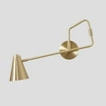 thumbnail image 3 of Single Light Articulated Stilnovo Style Sconce Mid-Century Modern Brass Wall Lamp, 3 of 6