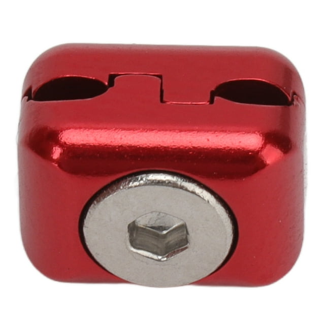 Rest Cable Clamp Buckle, Aluminum Alloy Drop Away Compound Bow Metal Cable Fastener Clip Adjustment Knob For Archery Black,Red