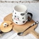 thumbnail image 5 of Cute Cow Coffe Mug with Cover and Spoon, Ceramic Cow Coffee mug, 420ml Kawaii Cow Mugs, 3D Animal Cow Mug Prefect Gifts For Boys(Angry Cow), 5 of 5