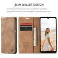 thumbnail image 3 of Samsung Galaxy A52 5G Wallet Case, Galaxy A52 Case, Dteck Lightweight Soft PU Leather Magnetic Folio Flip Case Built-in Credit Card/Money Slots for Samsung Galaxy A52 5G/4G, Brown, 3 of 11