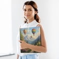 thumbnail image 6 of Iauyy PVC Round Ring Binders, 200 Page Capacity, 2 Pack，Colorful Hot Air Balloons, 6 of 8