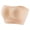 Beige, variant on Women’s Scalloped Strapless Mesh Bandeau Wireless Bra Textured Honeycomb Fabric Built-in Pads Non Slip Wide Band Strapless Tube Top Off Shoulder Dress Summer Loungewear Underwear