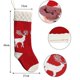 thumbnail image 2 of Christmas Stockings,2pack Hand-knitted Xmas Character For Family Holiday Season Decor, 2 of 4