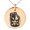 Rose, variant on Stainless Steel Pirate Skull Crossbones Rum Engraved Small Medallion Circle Charm Pendant Necklace