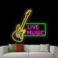 thumbnail image 2 of Handmadetneonsign Live Music Neon Sign, Music Neon Wall Art Decor, Music Neon Sign, Music Band Wall Decor, 2 of 5
