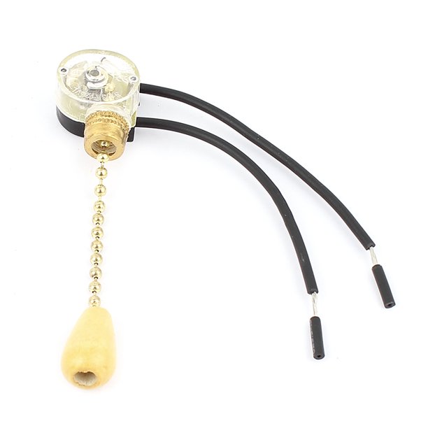 250V/3A 125V/6A 2 Wire Connector Ceiling Fan Pull Chain Switch