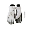 thumbnail image 3 of Guantes Cálidos de Invierno para Mujer, Acolchados con Pantalla, Engrosados, Antideslizantes, Viento Frío, Ciclismo Al Aire Libre, Estudiantes, Esquí, Mujeres, Mantienen el Calor, 3 of 6