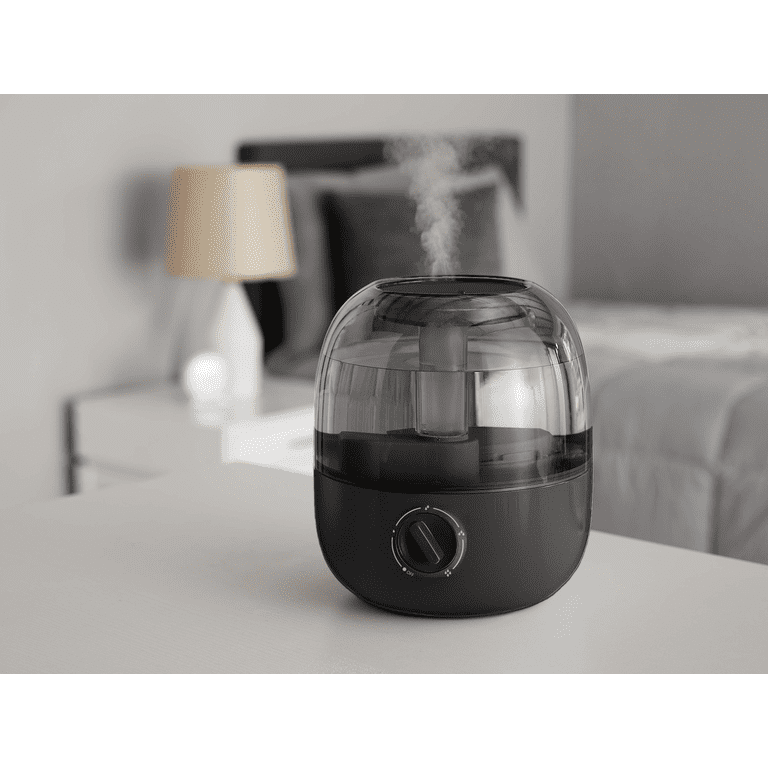 Mainstays 0.72 Gallon Ultrasonic Cool Mist Humidifier, Black