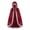 Red, variant on siminsem Red Hooded Cloak Cape Cosplay Halloween Stage Lace Trim Shawl - Velvet Full Length Adult Women Vampire Red Riding Hood Party Dress Up Cape, Hot Pink,80
