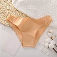thumbnail image 2 of yunLCZ Underwear for Women Cotton Women Mesh Bow Embroidered Cotton Transparent String Underwear Back Bandage Hollow Out Panties String Briefs Stretch Cool Underwear for Women, 2 of 3