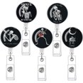 thumbnail image 3 of Shiyou-16 Pcs Enrouleurs de Badges Rétractables, Porte-Badges d'Identité Rétractables avec Clip, Mignon Enrouleur de Badges pour Hommes, Femmes, Filles 12, 3 of 4