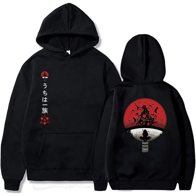 Sudadera con capucha de Naruto Anime para hombre y mujer, sudaderas Uchiha Itachi, ropa informal, abrigo de otoño e invierno para niños de Akatsuki, regalos cálidos
