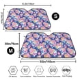 thumbnail image 3 of Kdxio graffiti style Skull flower Print Windshield Sun Shade,UV Rays and Sun Heat Protection,Sunshade for Car Windshield,Car Shade Front Windshield - Medium, 3 of 5