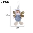 thumbnail image 2 of Decoración navideña, adornos colgantes para árbol de muñecas de ángel, manualidades navideñas, decoraciones de elfos, 2 of 5