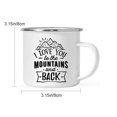 thumbnail image 2 of Taza esmaltada, taza de café gruesa Vintage para acampar, regalo divertido para oficina, hogar, al aire libre, 2 of 7