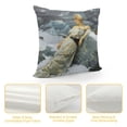 thumbnail image 4 of Orinice Snow Rock Graphic Decorative Pillow Cover for Home Couch Living Room Sofa, Winter Short Plush 1PC 22x22in, 4 of 5