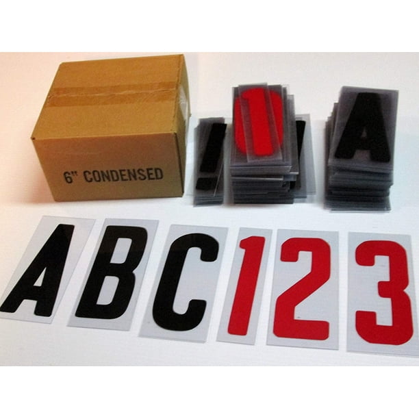 Changeable Outdoor Sign Letters 6” Portable Flex Letters 279 Count