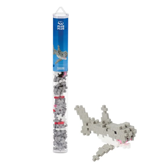 Juego de bloques de construcción de rompecabezas 3D PLUS PLUS Sea Creature Shark