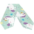 thumbnail image 2 of Coolnut 13"x70" Rectangle Cute Kids Unicorns Pattern Printed Table Runner for Wedding Birthday Holiday, 2 of 5