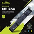 thumbnail image 2 of Sportube Sac à Roulettes de Protection de Ski avec Roues et Poches Extérieures à Accès Rapide, 2 of 11