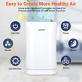 thumbnail image 4 of Yescom 35W 4 in 1 Air Purifier with HEPA Filter UV-C Sanitizer for Pollen Odor Dust Yescom Modern, 4 of 8